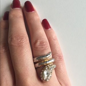 BCBG Max Azria Snake Wrap Ring Size 6 or 7